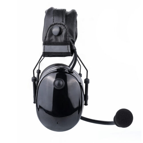 Full duplex headset with a latching microphone mute button Full duplex headset with a latching microphone mute button